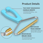 Pet Hair Remover 3-Pack,Dog Cat Hair Remover,Lint Shaver Cleaner Pro,Fur Removal Tool,Portable Carpet Scraper,Fuzz Rollers Hairball Brush for Carpets,Clothes,Car Mats,Couch,Pet Bed,Furniture
