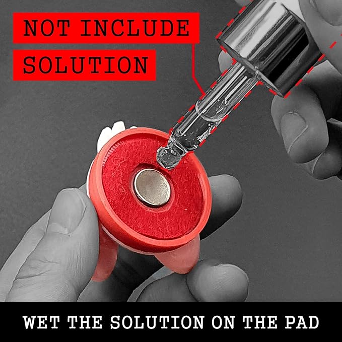 3D OM Air Freshener Duck(red) for Car or Indoor, Stylish Fun-3D Printing Plastic(eco PLA), Magnet and Clip - Solution is not included
