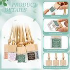 50 Pcs Appreciation Gift for Coworker Empty Hanging Car Air Freshener Diffuser Bulk May You Be Proud of The Work Thank You Glass Bottles Gifts for Staff Team Intern Teacher