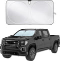 EcoNour Windshield Sunshade for Cars | Full-Size Heat & UV Protection | High-Coverage Light-Blocking Car Sun Shade | Foldable Design Keeps Interior Cool | Compact Storage- X-Large