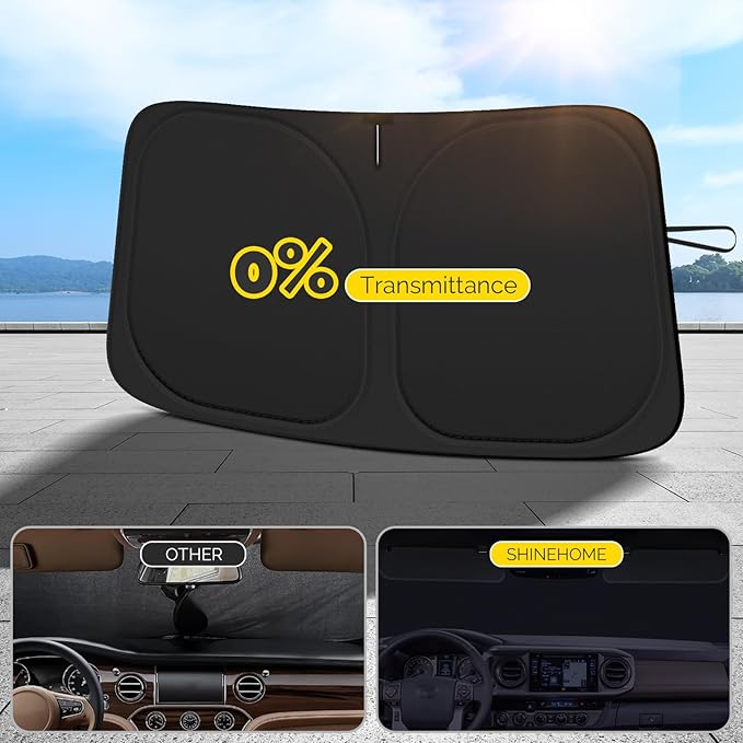 Car Windshield Sun Shade Compatible with 2020 2021 2022 2023 2024 2025 2026 Ford Explorer Accessories Sunshade Custom for Explorer SUV ST XLT, Limited, Platinum Windshield Cover Sun Visor