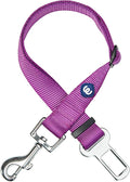Blueberry Pet Dog Seatbelt for Car - Heavy Duty, Adjustable Fit, Violet, 16.5-25.5 Inch, Medium Dogs, Classic, Durable, Car Seatbelt Restraint