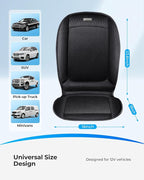 CooCoCo Ventilated Car Seat Cover, 12V Cooling Seat Cushion for Cars, Automotive Adjustable Temperature Cooling Car Seat Cover, Fit for SUV Truck Office Pad,Gifts for Men(Not Cooling)