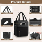 2 Pack Drink Carrier with Handle, Reusable 4 Cup Carriers for Drinks, Portable Foldable Insulated Coffee Cup Drink Holder for Delivery and Caddy