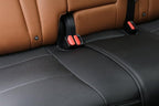 1 Pack Scalable (Adjustable Length (49-55'') Back Seat Cover Car Seat Cover Seat Protector Rear Seat Bottom Cover Fits 90% of car - for Seat Bottom Only (Black - Rear seat)