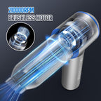 Mini Vacuum Cleaner, 2 in 1 27000PA Brushless Car Vacuum &250000RPM Air Duster 9000mAh Battery Air Blower Wireless Handheld Vacuum for Car,Office and Home (25Kpa)
