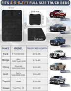 Umbrauto Air Mattress for 5.5-6.5 ft Short Bed Full-Size Trucks, Pickup Truck Airbed Mattress with Corded Air Pump for Outdoor Travel