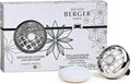 Maison Berger Car Diffuser Set Rosalie Exquisite Sparkle – Refillable Vent Clip with Ceramic Refill, Passive Diffusion, Festive Fresh Scent, Made in France, Luxury Auto Scent - 4-Week Diffusion