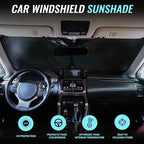Windshield Sun Shade - Car Windshield Sun Shade for UV Protection Heat Reduction 2025 Sun Visor for Car Interior (55"x31.5")