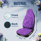GENANY Power Fruit Car Seat Covers Set of 2, Breathable Front Seat Covers for Truck Sedan SUV, Anime Car Accessories, Anime Gift for Women Men
