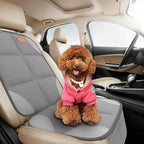 SMART ELF2 Pack Car Seat Protector-600D Fabric Waterproof Carseat Protector with Thicily Padded to Protect Your Car Seats from Child Seats and Pets (Light Grey)