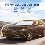 Car Window Shades Intended for Lexus ES 2018-2025, Privacy Window Covers 6PCS for Side, Rear & Windshield, Car Shield Sunshade for Privacy Protection, Heat Blocking, Camping and Parking
