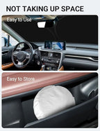 Proadsy 2026 Upgrade Front Windshield Sunshade Foldable Sun Shade Sun Visor Protector Custom Fit 2016-2022 Lexus RX SUV, Accessories
