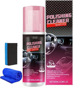 Car Interior Cleaner,100ml Vehicle Shine Protectant Restorer - Car Interior Cleaner Spray,for Fading Cracking Aging Armrest Boxes Center Console Leather Seat Dashboard Trim