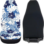 Car Seat Covers 2 Pcs Soft Comfortable Auto Front High Back Seat Protector Covers Automobile Interior Decor Accessories, Universal(Classic Tropical Flowers 59)