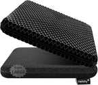 Gel Seat Cushion, Super Large (19x18x1.6inch) Gel Cushion Chair Pads with Non-Slip Cover for Home Office Car Seat Wheelchair, Soft Breathable Honeycomb Seat Cushion for Relieve Hip Pain