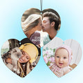 Custom Air Fresheners with Picture - Personalized Double Sided Photo Air Freshener, Customized Air Freshener for Car Wardrobe Bathroom Hanging Ornaments (A2-Heart)
