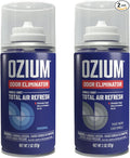Ozium Air Sanitizer, 2 oz Car Fogger: Single-Shot Smoke Odor Eliminator & Car Air Freshener (Original+That New Car Smell, 2 Pack Variety)