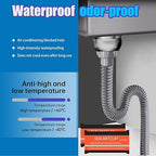 Quick Mending Mud & Waterproof Gray Sealant Putty (Pack of 8) - Ideal for Sealing: Air Conditioning Gaps, Wall Holes, and Drain Pipe Connections，Duct Seal Repair Sealing Clay.