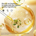 Car Air Freshener Hanging, 2 Pcs All Season Zen Tea Scent Drift Car Air Freshener, Wooden Fragrance Expanding Bottle Cap, 10ml Per Bottle, Used for Car Decoration and Fresh Air (All season Zen tea)