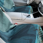Car Seat Towel Covers with Storage Bag Seat Post Workout Sweat Cover Washable Non Slip for Car Towel for Dog Pet Workout Outdoor Sport Activities(Grizzly Guide)