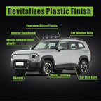 90ml Ceramic Plastic Restorer - Car Trim Restorer Kit with 12-Month UV Protection, 3 fl oz Professional Grade