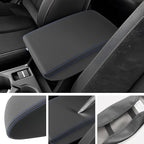 SXCY for 2025 Forester Armrest Cover for Forester 2025 Accessories [Not for 2026 Updated Center Console] 2025 Forester Center Console Cover 2025 Forester Middle Console Cover (Blue Line)