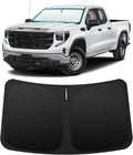 INSAUTO Custom Fit Windshield Sun Shade Accessories for Chevy Silverado GMC Sierra 2019-2026, Foldable Front Window Sunshade, UV & Heat Reflector, Keeps Interior Cool, Includes Storage Bag