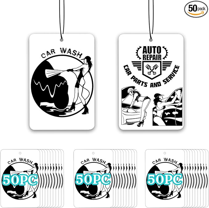 Bulk Custom Air Freshener for Car - Personalized Customized Photo Logo Text Air Freshener, Personalized Scents Smell Freshener with Picture, Customized Cute Car Gifts for Women Men (50 pcs)