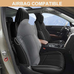 AOMSAZTO Custom Fit Seat Covers for Mazda CX50 2023 2024 2025 CX30 Car Seat Covers Full Set Black Faux Leather Compatible Airbag （New - CX50）