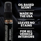 Lane's Premium Car Air Fresheners - Mulberry Scent Oil Based - 1 oz Eliminate Bad Odors of Pet & Food Odors From Car Interior Leather, Carpet, Upholstery Great For Cars, Trucks, SUVs, RVs & More