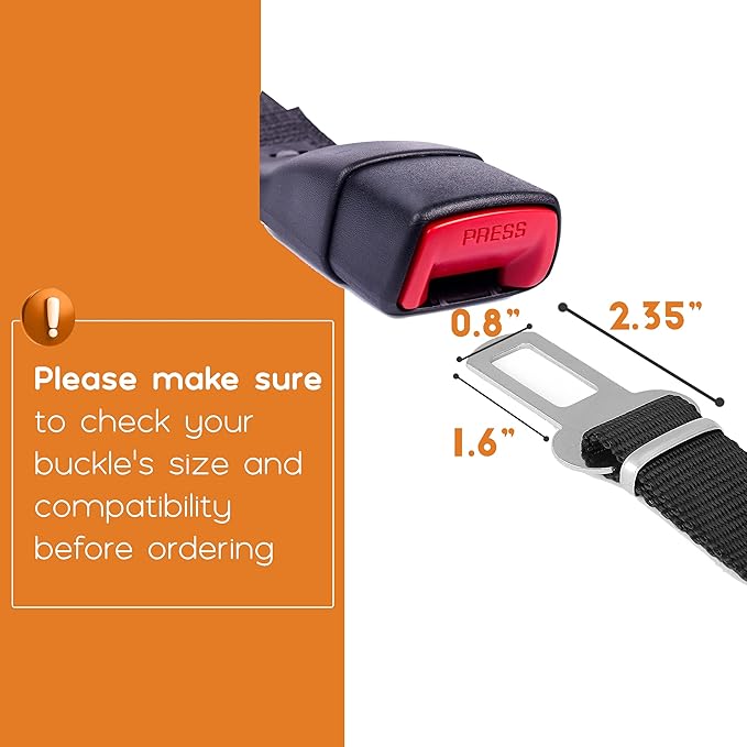 Mr. Pen- Adjustable Dog Seat Belt for Car, 2 Pack, Pet Safety Harness, Car Leash