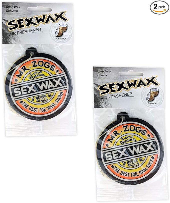 Sex Wax Air Freshener 2-Pack (Coconut 2 Pack