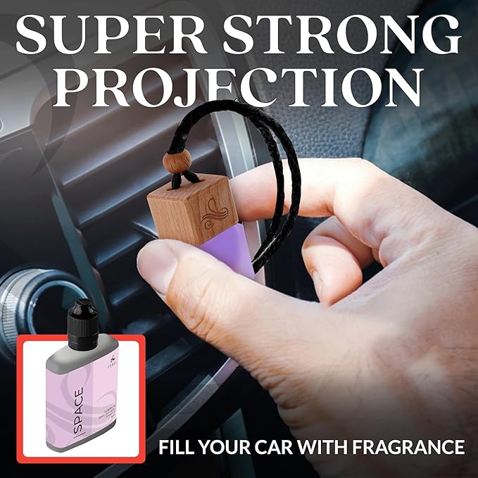 Space Car Air Fresheners (Refill) | Affordable Car Air Fresheners for Women | 50ml Diffuser Refill | 6 Months Freshener Long Lasting | Gift-Ready Women's Pefume by Perfa