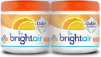 Bright Air Solid Air Freshener and Odor Eliminator, Mandarin Orange and Fresh Lemon Scent, 14 Ounces, 2 Pack