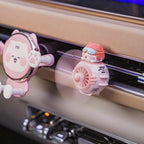 Car Air Fresheners Cute Pilot Cat Car Diffuser Rotating Propeller Cartoon Automotive Air Outlet Fan Creative Car Perfume Decoration Automotive Air Fresheners for Cars