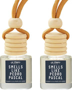 CANDECraftCo Car Air Hanging Fragrance Oil, Car Auto Freshener for Essential Oils, Scents Fragrance Aromatherapy Automobile Diffuser, Long Lasting (Smells Like Pedro Pascal)