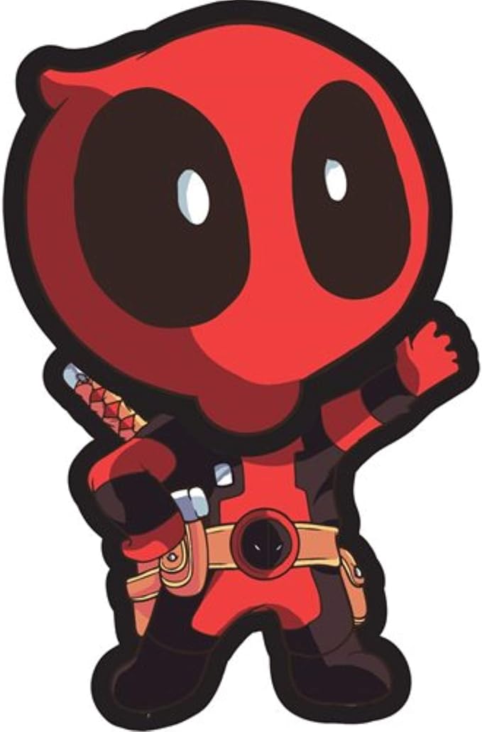 Plasticolor 005425R01 Marvel Comics Deadpool Wiggler Car Air Freshener