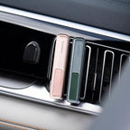 THEDOTS Pink Car Air Freshener, Magnetic Slide Vent Clip, 2 Refills Cashmere Wood Scent, Aesthetic Car Decor for Women