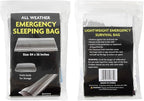 Mylar Emergency Thermal Blanket Sleeping Bag for Survival (2 Pack), Thick Reusable Mylar Space Blankets Bulk 84"L x 36"W Emergency Foil Blankets for Camping, Warmth, Runners, Spa, First Responders