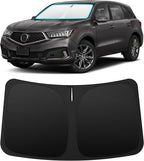 INSAUTO Custom Fit Windshield Sun Shade Accessories for Acura MDX 2014-2020, Foldable Front Window Sunshade, UV & Heat Reflector, Keeps Interior Cool, Includes Storage Bag