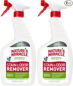 Nature's Miracle Dog Stain and Odor Remover,Everyday Mess Enzymatic Formula,24 fl oz,(Pack of 2)