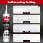 12 Pack RV Roof Sealant,Self Leveling Lap Sealant for RV Roofs,White RV Caulking Sealant Waterproof for Camper, Trailer & Motorhome