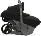 Little Unicorn Winter Car Seat Cover | Premium Insulated Fabric | Universal Fit & Easy to Install | Travel Bag Included (Black)