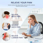Posture Corrector for Women & Men, Back Brace Straightener with Adjustable Support, Relief for Neck/Shoulder/Back Pain, Scoliosis & Hunchback Correction, Breathable Mesh Design
