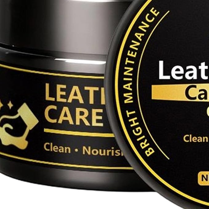 Leather Protection Cream, Cleaning Stain Removal Balm, Leather Cleaner and Conditioner for Seats Sofas Bags Car Vehicle Indoor Outdoor Garage Use