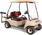 Golf Cart Washable Seat Cover Kit, 2 Passager Front Seat Covers Fit for Club Car DS OEM Ordinary Seat Cushion