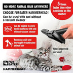 Vacuum Cleaner Brush Attachment for Removing Pet Hair (2.0 Improved Version) Cats & Dogs Lint Remover for Furniture, Carpets, Car Detailing, Universal Fit with Adapter 1 1/4 and 1 3/8 inches