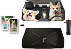 Socira Pet Dog Cat Custom Windshield Sun Shade Umbrella Foldable Personalized Car Visor Umbrella Customized Sun Shade Cover Sunshade Front Window Cover Car Accessories 57" X 30"