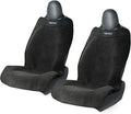 Car Seat Towel | Premium Microfiber Towel Seat Covers for Cars - Universal Fit & Waterproof | Sweatproof & Machine Washable Non-Slip Car Seat Towel Cover After Gym, Beach, Yoga (Black, 2 Pack)